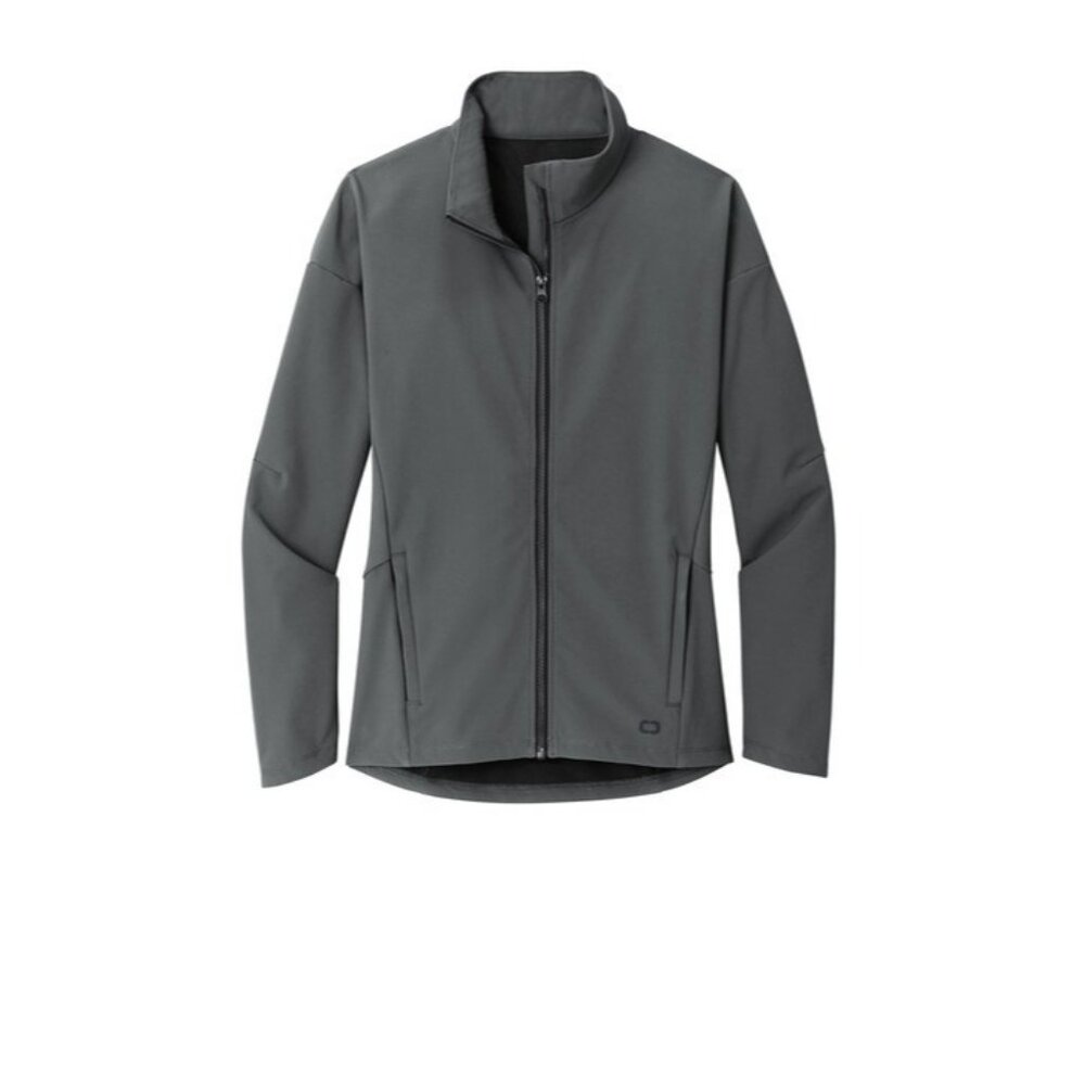 OGIO Women's Commuter Full-Zip Soft Shell Grey Large